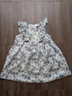 べべ Petits Pois Vert Bebe 花柄ワンピース 120 女の子