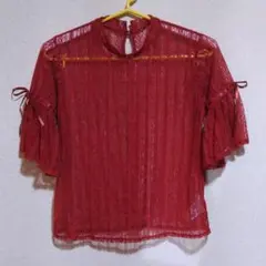 Earth music&ecology 総レースプルオーバー　新品未使用