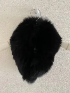 黒ファー つけ襟
