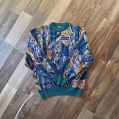 古着総柄ニット【ビンテージニット】