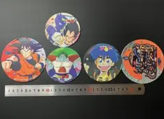 レトロ　ドラゴンボール他 メンコ 5枚セット