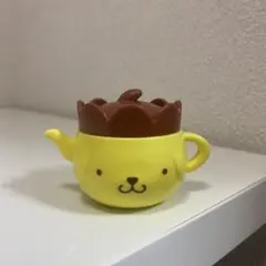 ポムポムプリン ハッピーセット ティーポット型こものいれ