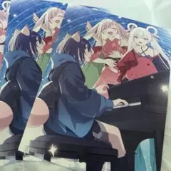 超かぐや姫！ 第2弾 メモリアルビジュアルA5イラストボード ポスト