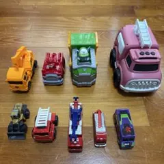 パウパトロール　消防車　はたらくくるま　おもちゃ　子供　まとめ売り