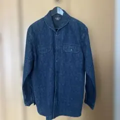 RRL カバーオール　シャツジャケット　ネイビーのサムネイル