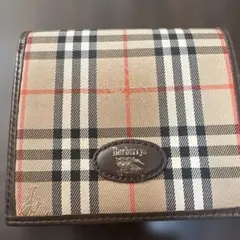 Burberry チェック柄 二つ折り財布
