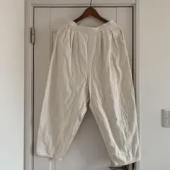 サマンサモスモス　ワイドパンツ　生成り