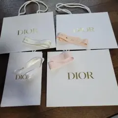 Diorリボン付き紙袋