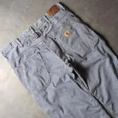 00s コアファイター シンチバック 極太 ワイド ヒッコリー ワークパンツのサムネイル