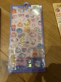 カラフルキャラクターシール