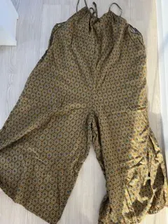 花柄 オーバーオール