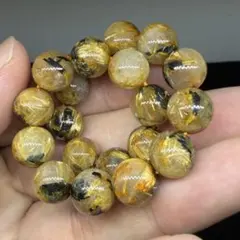 まもなく閉店　257 ゴールド タイチン ルチル クォーツ パワーストーン　浄化のサムネイル