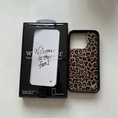 wildflower iPhoneケース　iPhone14pro 豹柄
