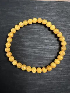 Z-760 天然　本琥珀　アンバー　老蝋　ブレスレット　小粒5mm