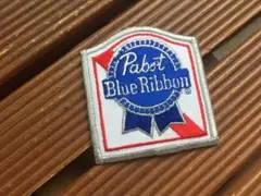 【80's Pabst ブルーリボン ワッペン】ビンテージ パブスト ビール