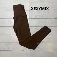 XEXYMIX ゼクシィミックス　ブラウン ハイウエスト ヨガパンツ　タイツ　M