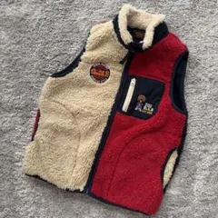 ミキハウス DOUBLE.B ボアフリースベスト 120