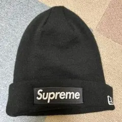 Supreme ニット帽 黒色