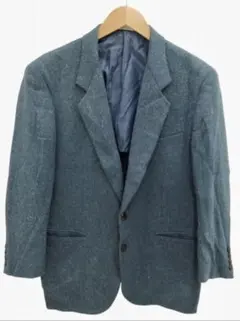 GIVENCHY メンズ テーラードジャケット Sサイズ シルク混 ブルー