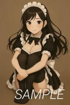 【A4/ai007】AIイラスト ポスター 美女 美少女 かわいい アニメ