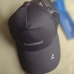 未使用★ツアーステージ　ゴルフキャップ★ブラック　57〜59cm