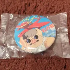 【希少品】【未開封】ポルコ・ロッソ缶バッジ