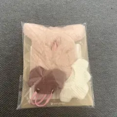 いつぬい おきがえシリーズ ほっこりアニマルマフラーセット ピンク