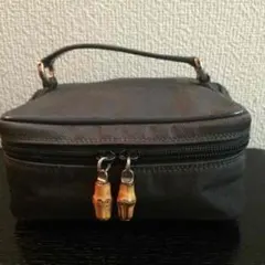 GUCCI グッチ バニティ バッグ バンブー
