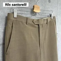 Y2k 90sユーロヴィンテージ　santorelli イタリア製スラックス　茶