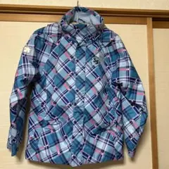 DESCENTE 子供用 スキーウェア 160サイズ チェック柄