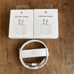 Apple Power Adapter 5W & Lightning 新品未使用