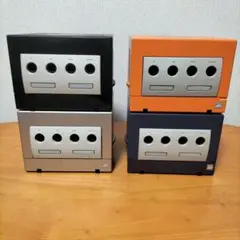 ディスク読込OK　ゲームキューブ本体　4台　オレンジブラックシルバーバイオレット