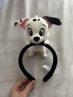 ダルメシアン カチューシャ 耳付き　101匹わんちゃん