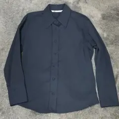 値下げ中✨ZARA ベルト付きデザインシャツ　ダークネイビー　M 新品