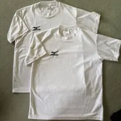 Mizuno ホワイト Tシャツ Mサイズ 2枚セット