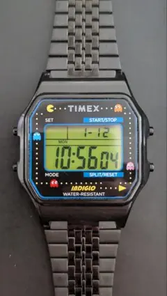 TIMEX デジタル腕時計 スケルトンブラックニードルス タイメックス
