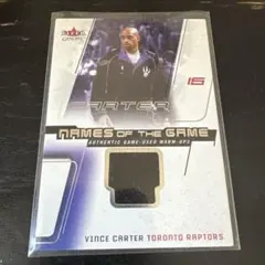 NBAレジェンド　Vince Carter ビンスカーター　実使用ジャージカード