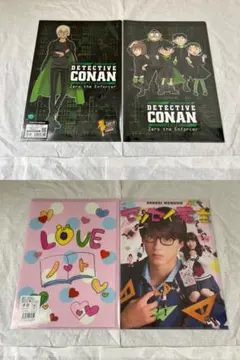 映画　名探偵コナン・センセイ君主　A4クリアファイル　新品未開封　セット