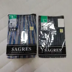 SAGRES メンズトランクス 3枚（2枚組+1枚） Lサイズ