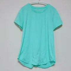 ミントグリーン 半袖 Tシャツ バックメッシュ レディース スポーツ ヨガウェア