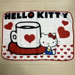 サンリオ　ハローキティ フリースブランケット膝掛け2010年 レア レトロ