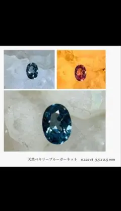 週末セール☆天然ベキリーブルーカラーチェンジガーネット　0.122ct