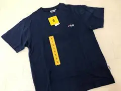 （42）FILA フィラ メンズ Tシャツ Sサイズ ネイビー