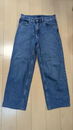 UNIQLO ワイドストレートデニムパンツ 29
