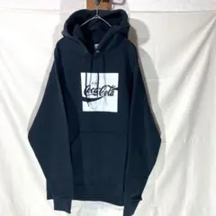 fruit of the loom コカコーラ プルオーバーパーカー 黒 S