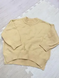 ベビー　アプレレクール 80 イエロー　ニット　セーター