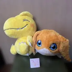 デジモンアドベンチャー　ぬいぐるみ　パタモン　アグモン　2点