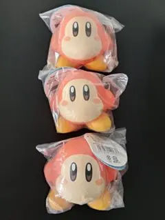 3個セット 星のカービィ ソフビコレクション ワドルディ