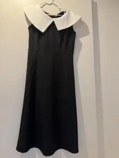 WWYR ノースリーブミニワンピース 黒/白