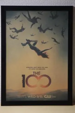 ハンドレッド　The 100　ポスター　額付き
